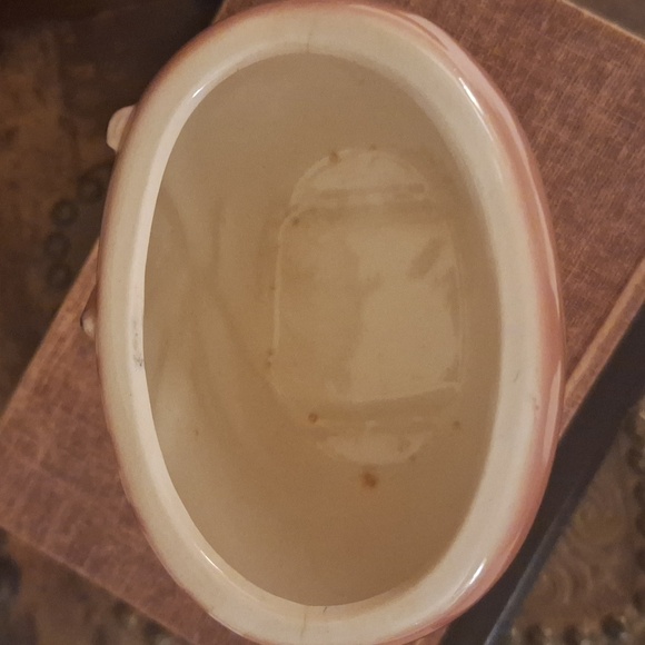 Vintage Royal Copley Pink and Black Planter - Picture 5 of 6